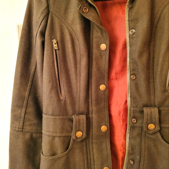 Billabong army green jacket - Picture 6 of 7